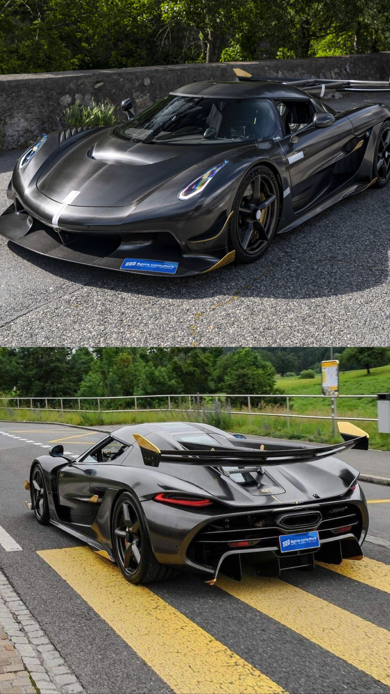 Koenigsegg Jesko gris en proceso de matriculación en Andorra