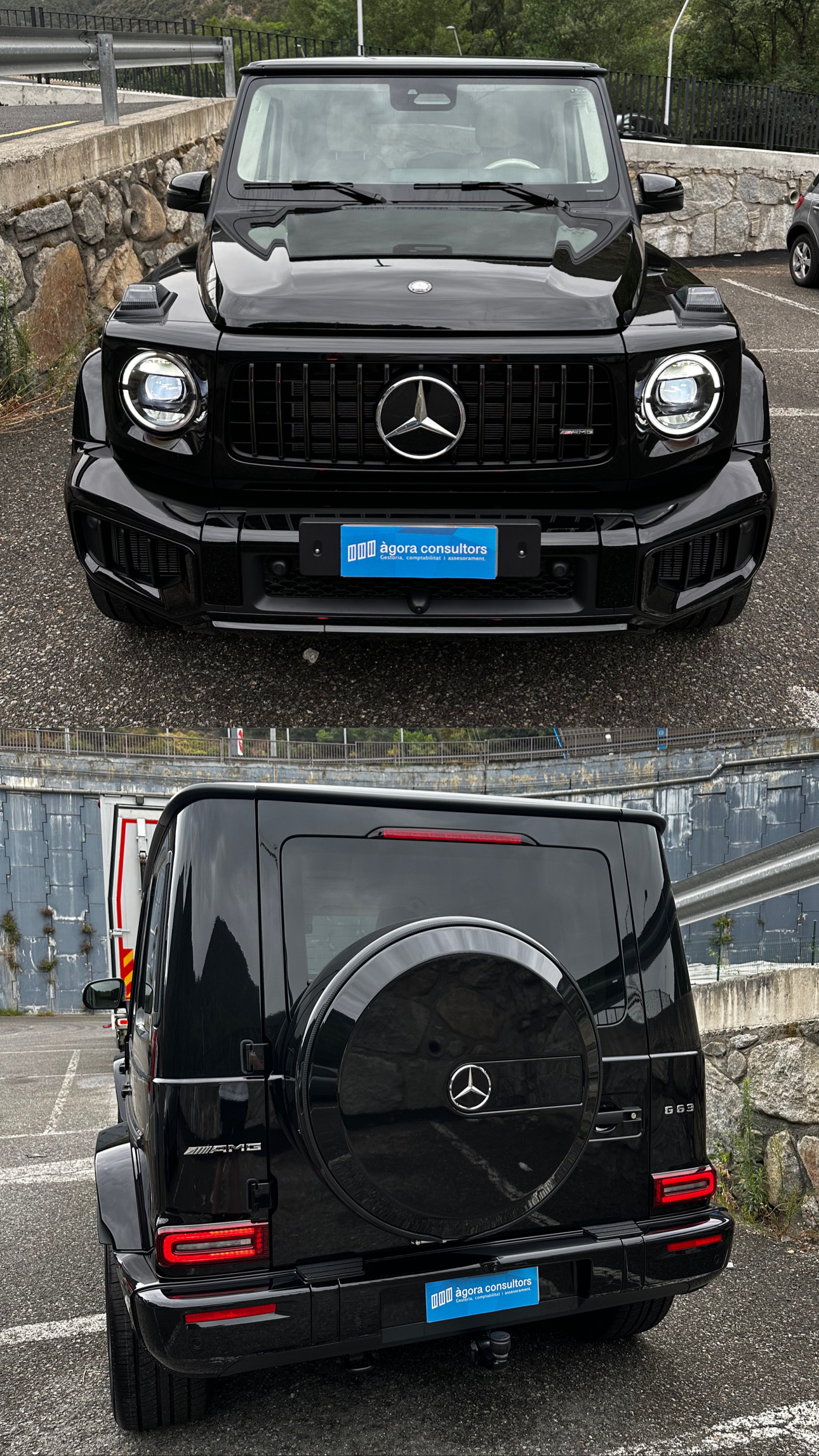 Mercedes G63 AMG importat a Andorra amb el servei de matrícula turística.
