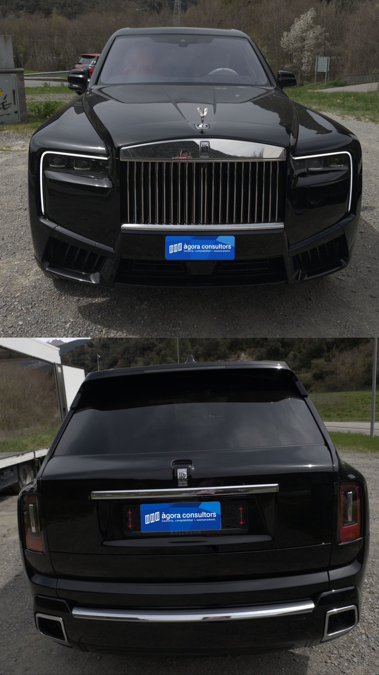 Importació i matriculació turística d'un Rolls-Royce Cullinan al Principat d'Andorra.